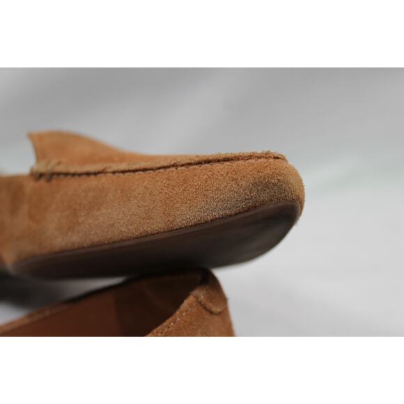 Lulus Emmy Cognac Suede Pointed Toe Loafer Flats Womens 8 BR 37 - Picture 8 of 10